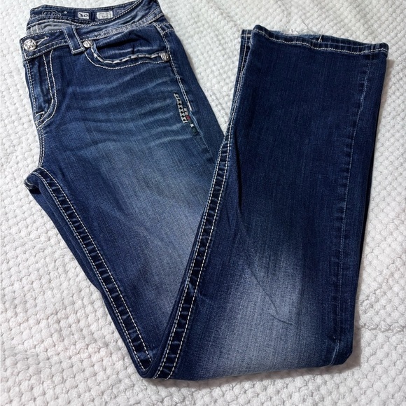 Miss Me Denim - Miss Me Indigo Straight Leg Jeans